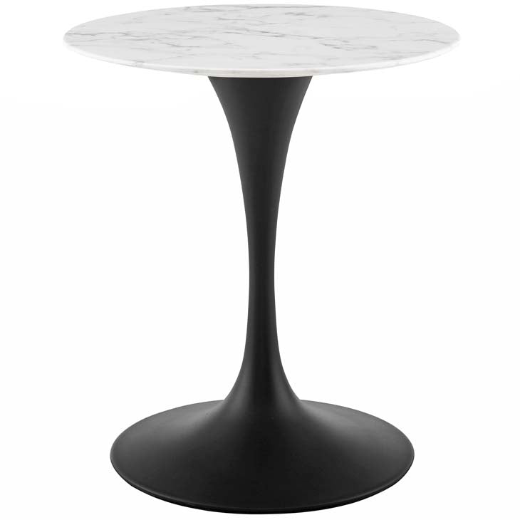 Tulip 28" Round Artificial Marble Dining Table - living-essentials